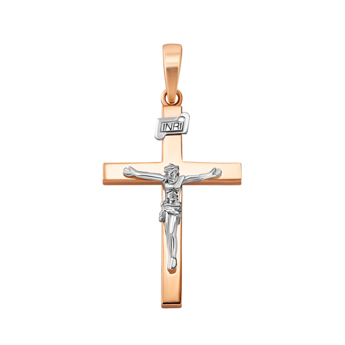 12345 Золотий хрестик. Розп'яття Христове.Артикул UG53012015704сс 12345 грн13,369 12345