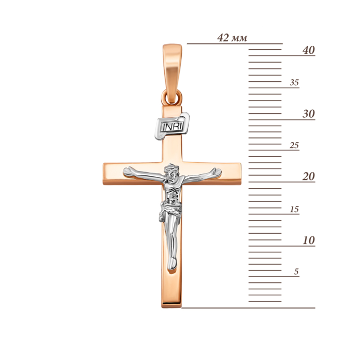 12345 Золотий хрестик. Розп'яття Христове.Артикул UG53012015704сс 12345 грн13,369 12345