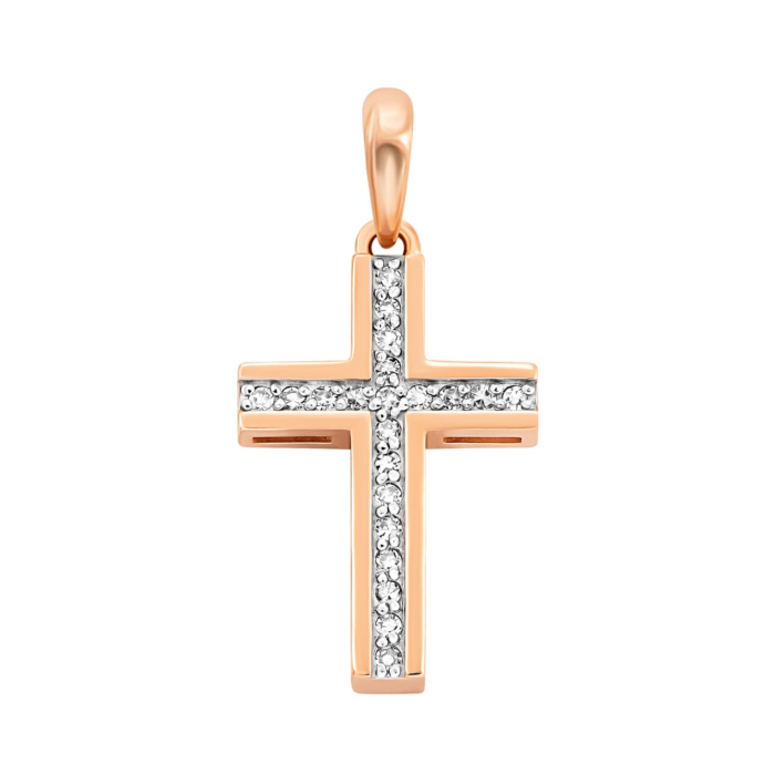 12345 Золотий хрестик з діамантами. Артикул UG5ПМ0020 12345 грн16,177 12345