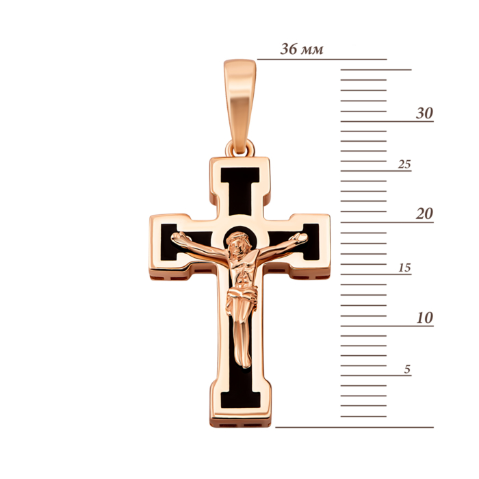 12345 Золотий хрестик з емаллю.Артикул UG53012015901 12345 грн18,561 12345