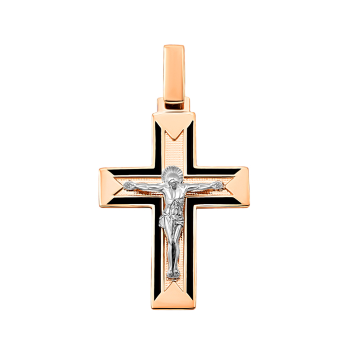 12345 Золотий хрестик з емаллю.Артикул UG5505010ч 12345 грн15,132 12345