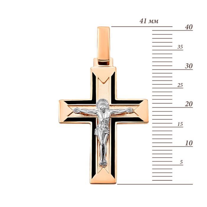 12345 Золотий хрестик з емаллю.Артикул UG5505010ч 12345 грн15,132 12345