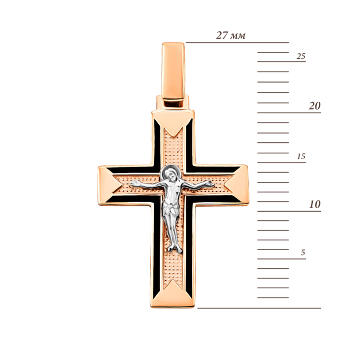 12345 Золотий хрестик з емаллю.Артикул UG5505013ч 12345 грн5,155 12345