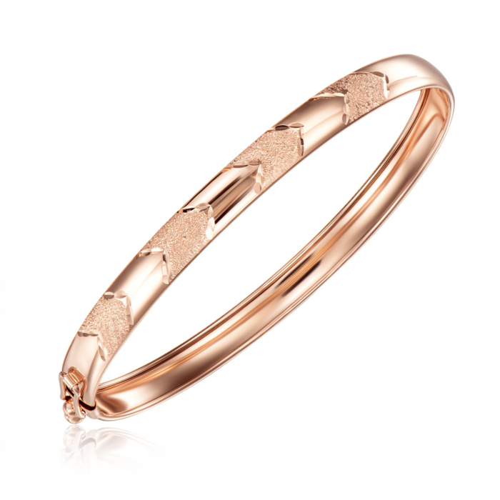 Золотий браслет з алмазною гранню. Артикул 70415-3-20/01/2