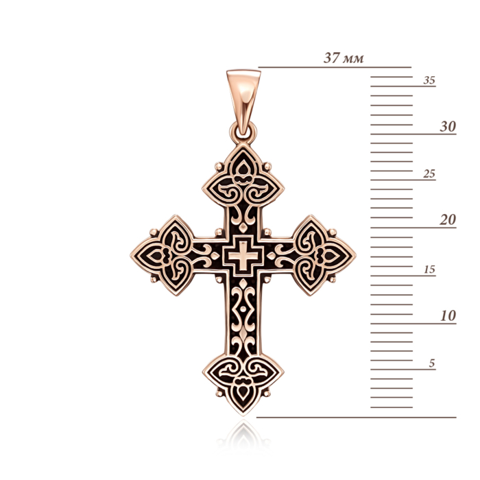 12345 Золотий хрестик без вставки. Артикул 31879/01/4 12345 грн12,889 12345