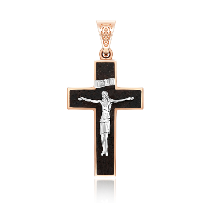 12345 Золотий хрестик. Розп'яття Христове. Артикул 31967/14/1 12345 грн13,854 12345
