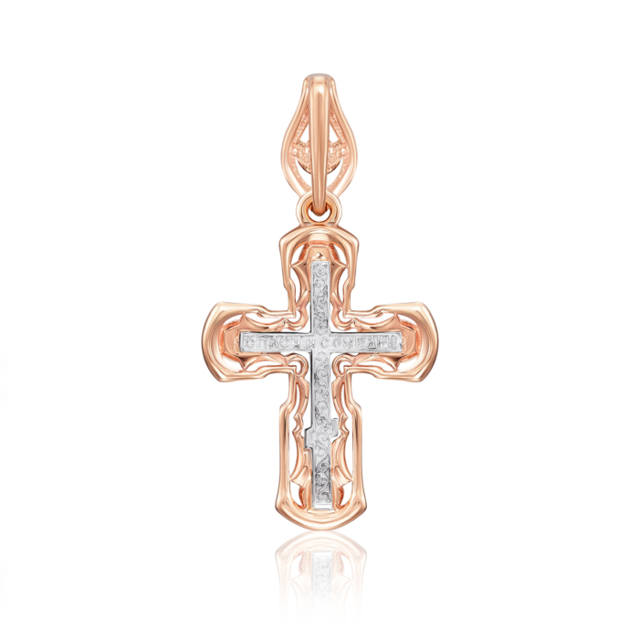 12345 Золотий хрестик. Розп'яття Христове. Артикул 32054/01/1 12345 грн8,380 12345