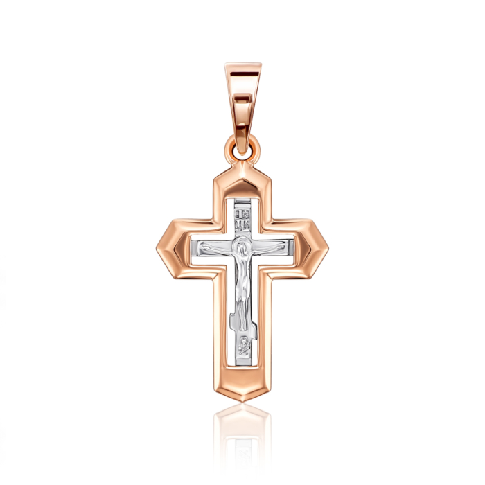 12345 Золотий хрестик. Розп'яття Христове. Артикул 32060-1/01/1 12345 грн7,870 12345