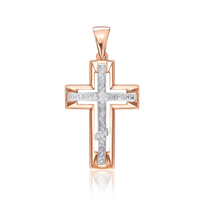 12345 Золотий хрестик. Розп'яття Христове. Артикул 32061/01/1 12345 грн12,974 12345