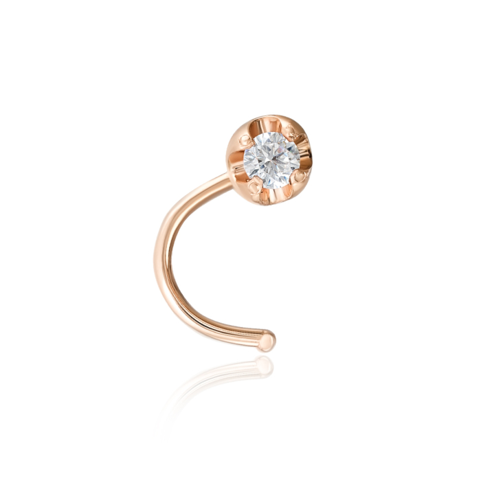 12345 Золотий пірсинг у ніс. Артикул 22436/01/0/46 12345 грн1,182 12345