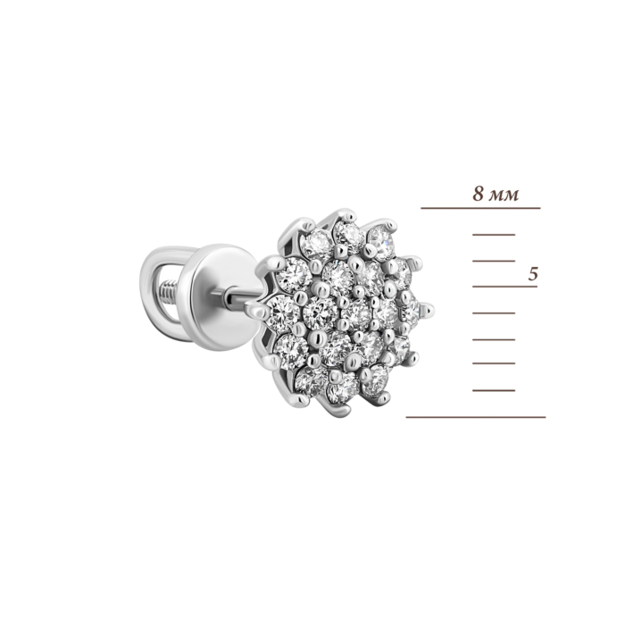 12345 Золоті пусети з діамантами.Артикул UG52191504202 12345 грн48,651 12345