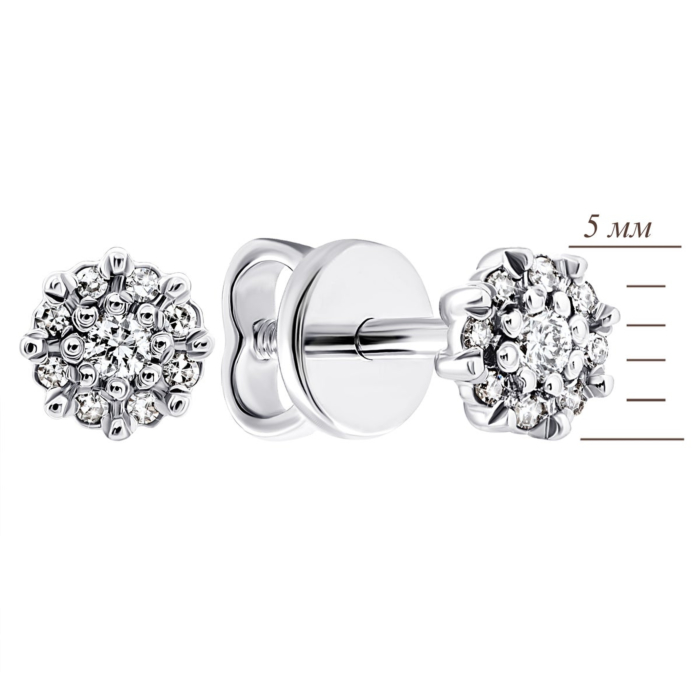 12345 Золоті пусети з діамантами. Артикул G5Сz7348/1G 12345 грн19,923 12345