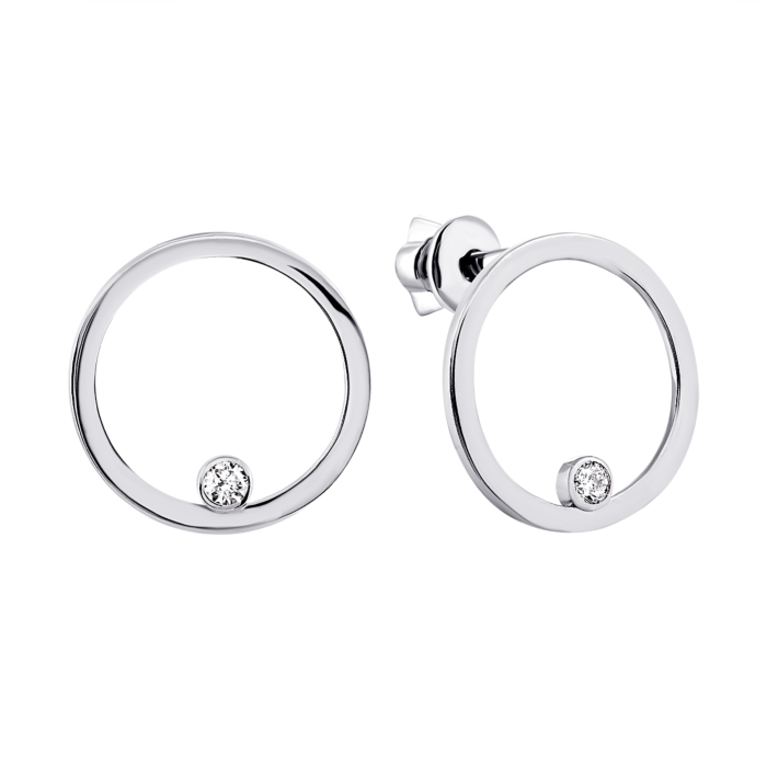 12345 Золоті пусети з діамантами. Артикул UG5ЗК2010/1 12345 грн16,400 12345