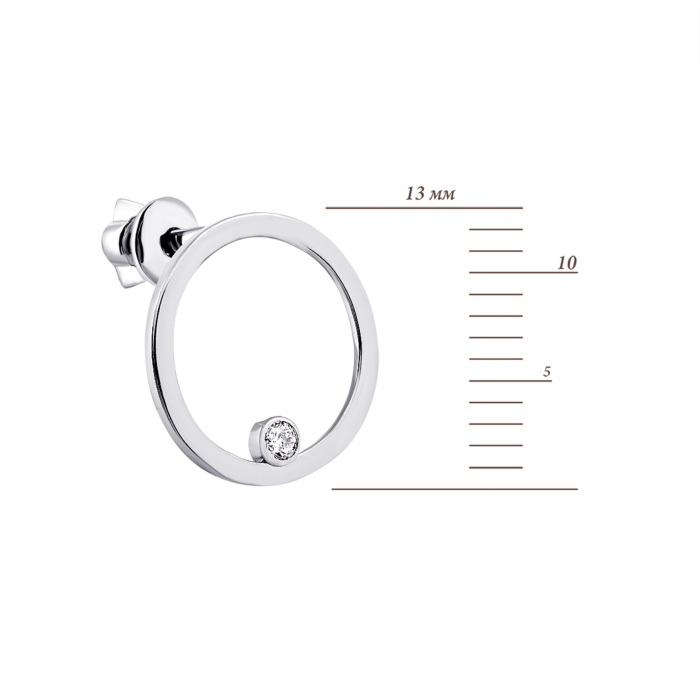 12345 Золоті пусети з діамантами. Артикул UG5ЗК2010/1 12345 грн16,400 12345