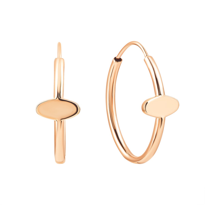 12345 Золоті сережки-конго. Артикул UG52/40/025 12345 грн8,744 12345