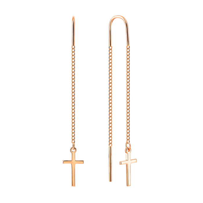 12345 Золоті сережки-протяжки (продевки). Артикул UG5С0570z 12345 грн5,154 12345