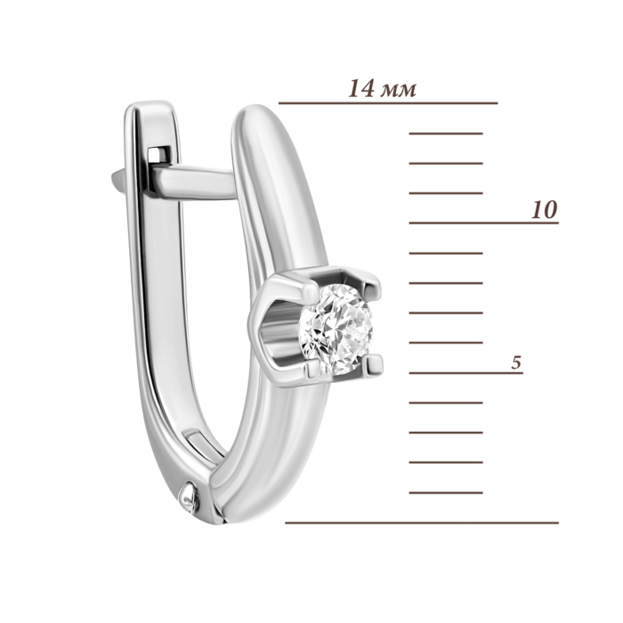 12345 Золоті сережки з діамантами.Артикул UG52191243202 12345 грн38,673 12345