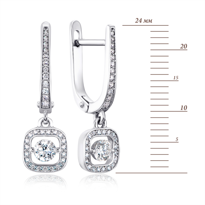 12345 Золоті сережки з діамантами. Артикул 807095/02/1/10637 12345 грн74,816 12345