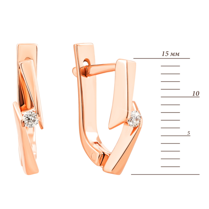 12345 Золоті сережки з діамантами. Артикул UG5Сz 7381 12345 грн34,550 12345