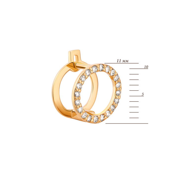 12345 Золоті сережки з діамантами.Артикул UG5WB3.9Ж 12345 грн63,210 12345