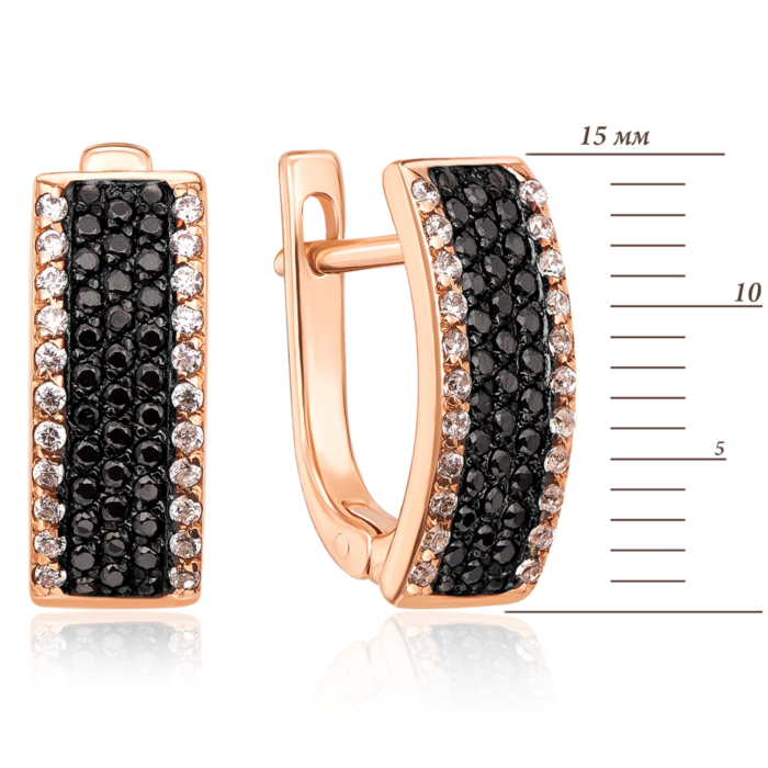 12345 Золоті сережки з фіанітами. Артикул 21735/ч 12345 грн11,120 12345