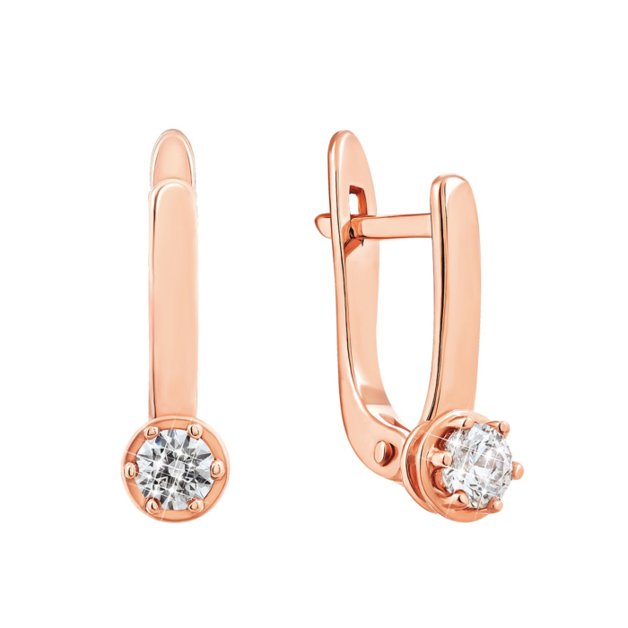 12345 Золоті сережки з фіанітами Royal Zirconia.Артикул С4095 Royal 12345 грн10,289 12345