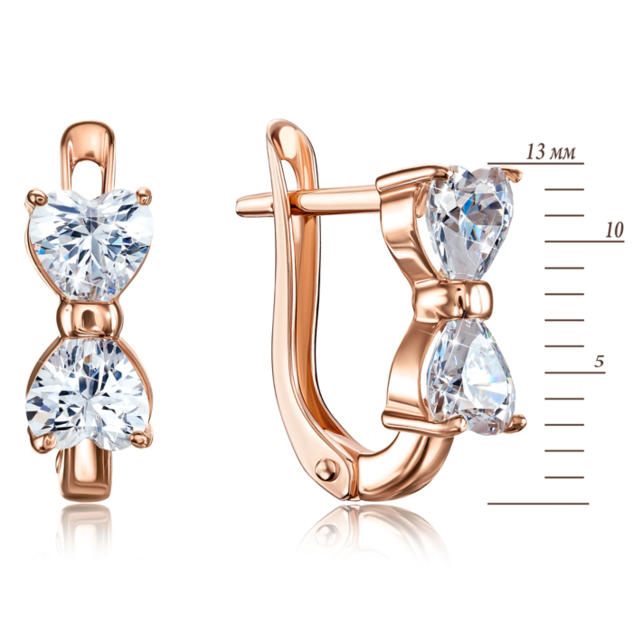 12345 Золоті сережки з фіанітами S. Артикул 22000/01/0/1686 12345 грн14,619 12345