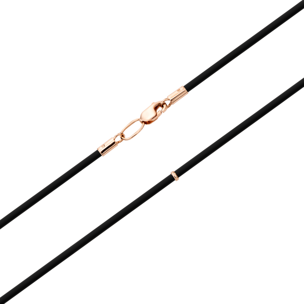 12345 Ювелірний шнурок з каучуку із золотими вставками. Артикул 06107/4 12345 грн4,947 12345