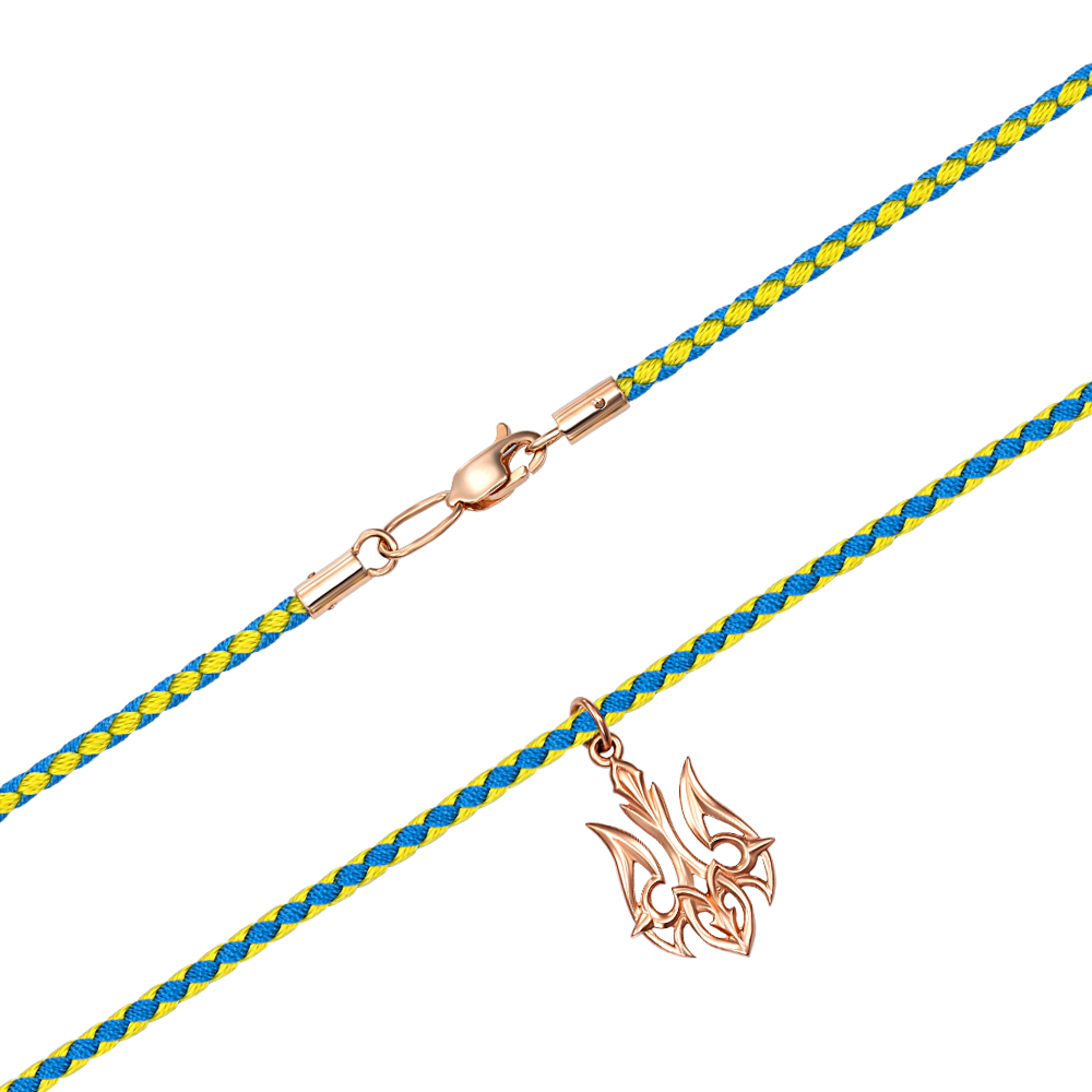 12345 Синтетичний шнурок із золотою підвіскою. Артикул 06285/01/0 12345 грн8,742 12345