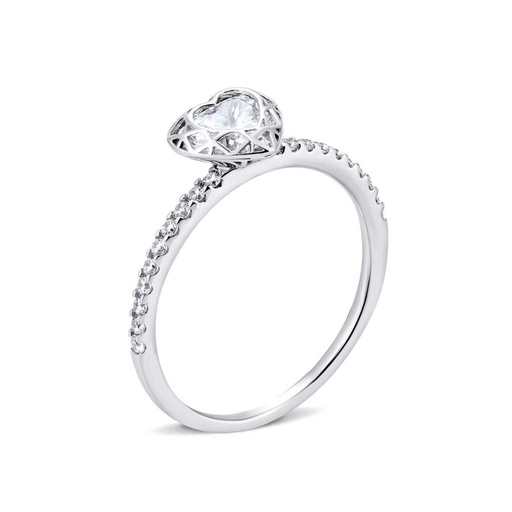 12345 Золота каблучка з фіанітами. Артикул UG51/101/004/1 12345 грн7,444 12345