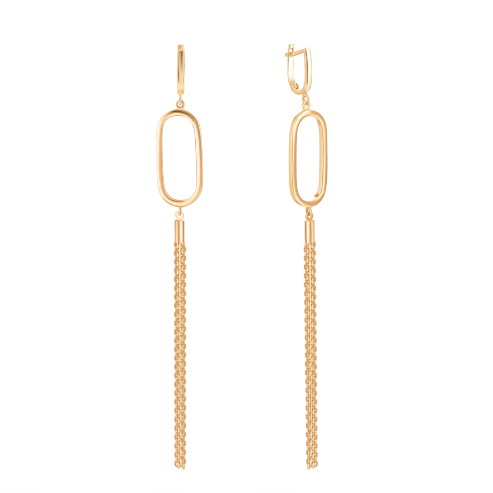 12345 Золоті сережки-підвіски. Артикул UG52/10/216/2 12345 грн18,609 12345