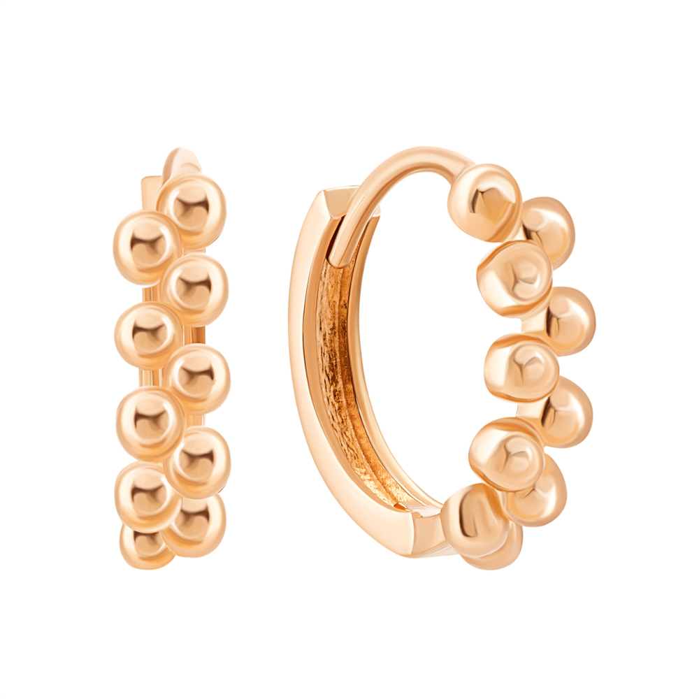 12345 Золоті сережки без вставки. Артикул UG52/40/038 12345 грн7,187 12345