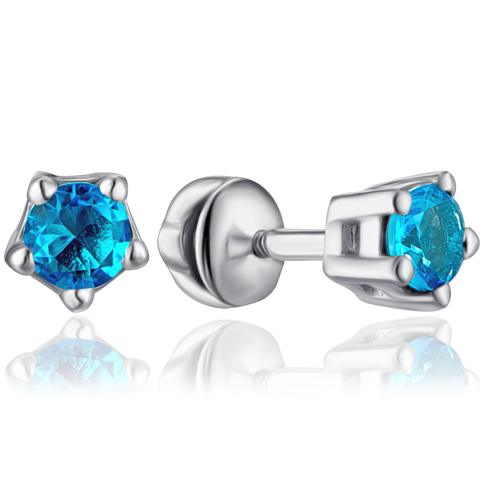 12345 Срібні пусети з кварцом. Артикул 2093/9р-QSWB 12345 грн2,025 12345