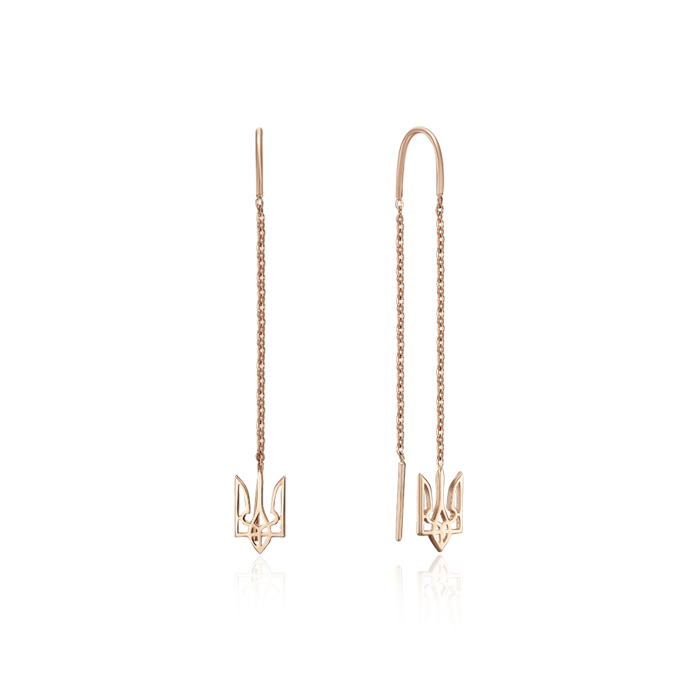 12345 Золоті сережки-протяжки. Артикул 23239/01/0 12345 грн7,231 12345