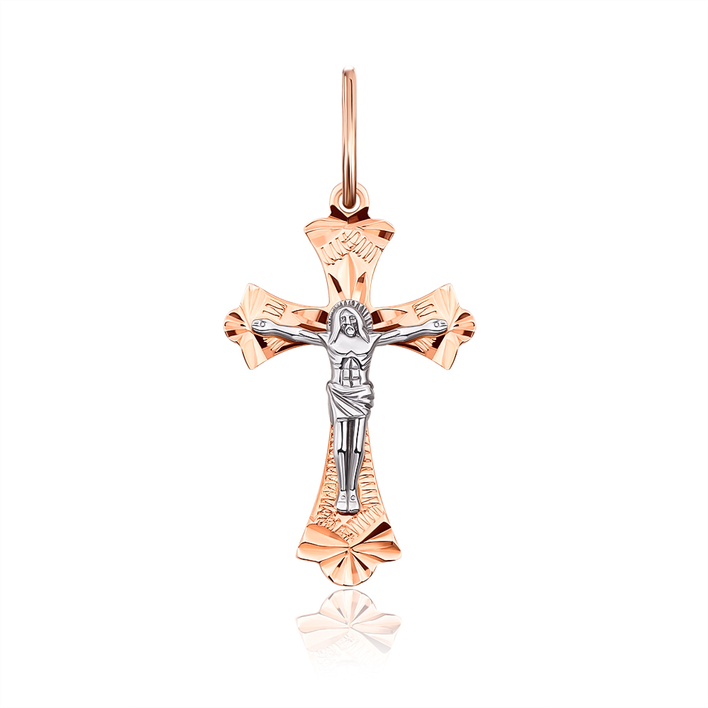 12345 Золотий хрестик. Розп'яття Христове. Артикул 30344/1д 12345 грн4,551 12345