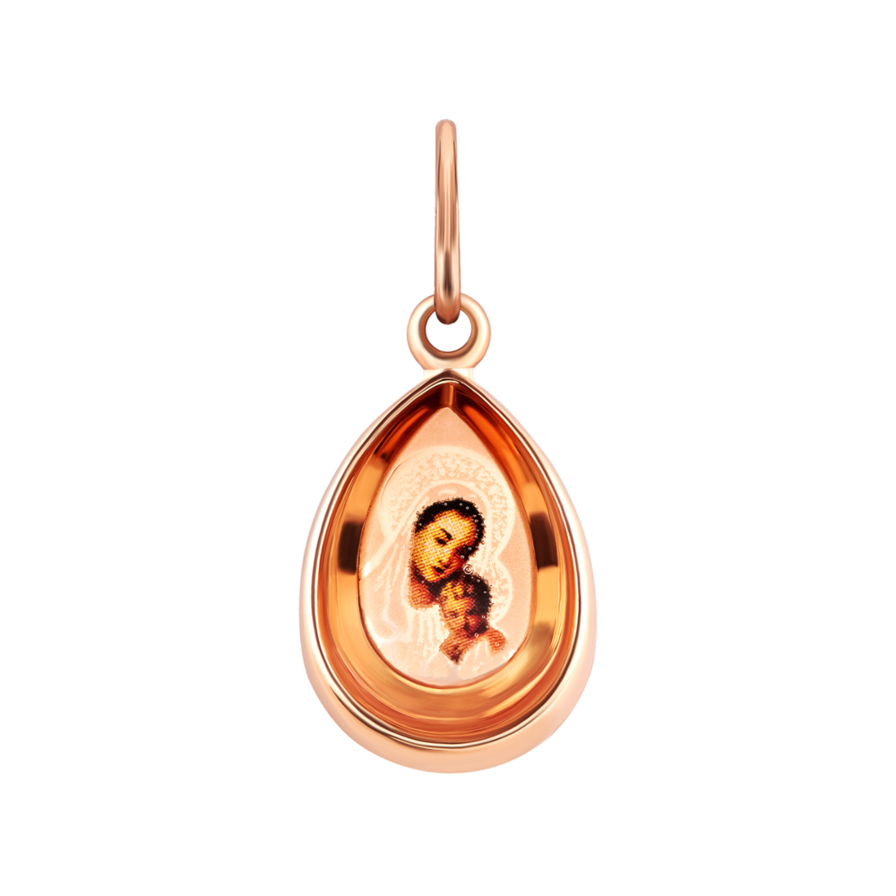 12345 Золота підвіска-ікона Божої Матері. Артикул UG53112020801 12345 грн3,189 12345