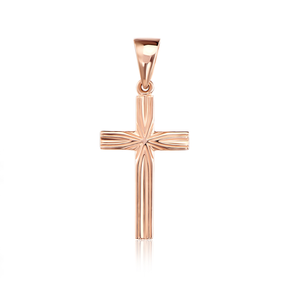 12345 Золотий хрестик без вставки. Артикул 31692/01/0 12345 грн5,445 12345