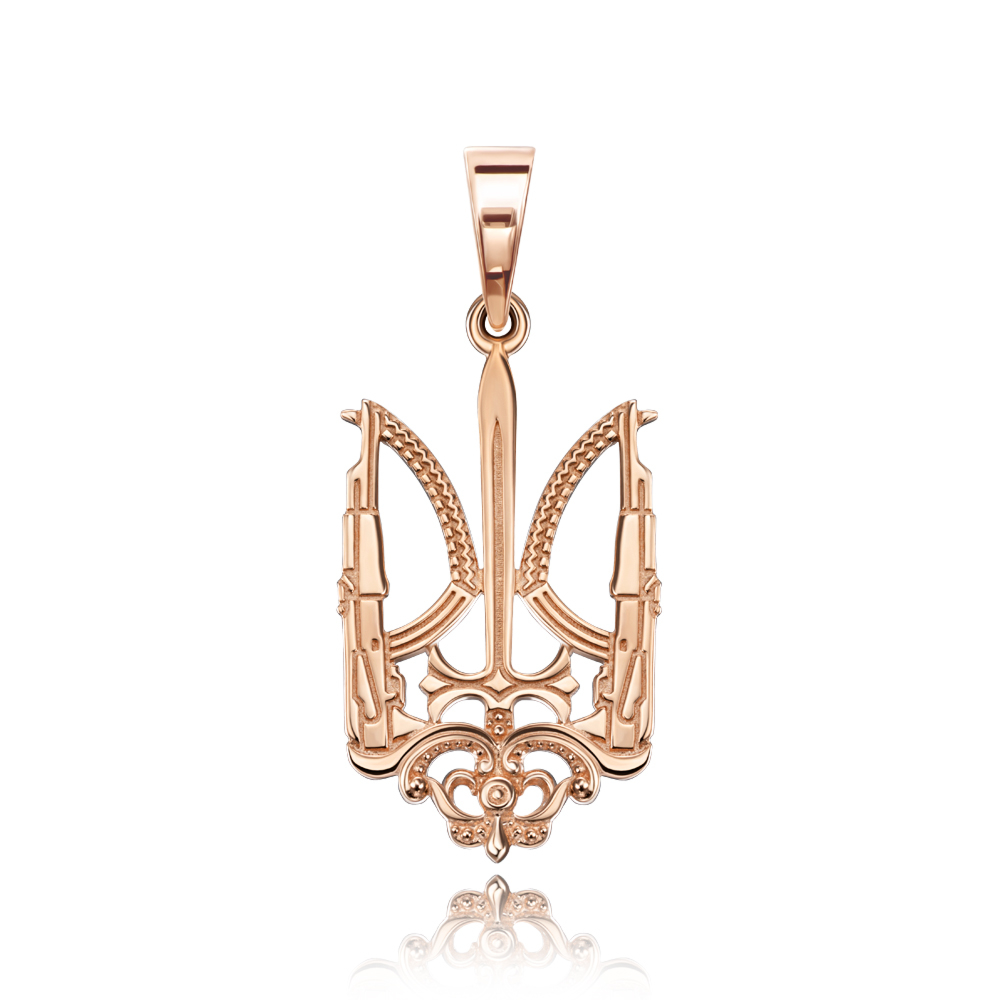 12345 Золота підвіска "Тризуб". Артикул 32461/01/0 12345 грн6,636 12345