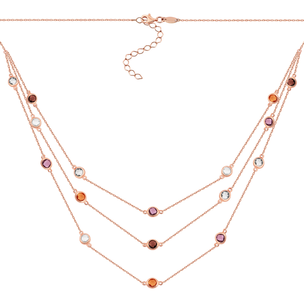 12345 Золоте кольє топазом. Артикул UG54/21/318 12345 грн28,491 12345