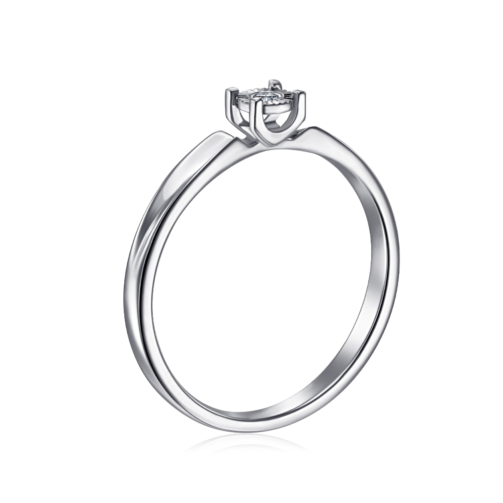 12345 Золота каблучка з діамантом. Артикул 52468/02/3/9022 12345 грн13,268 12345