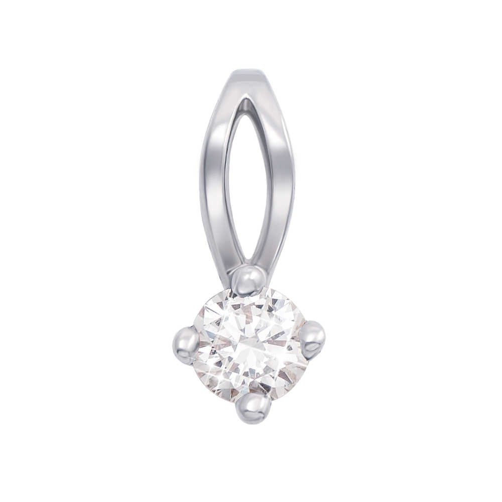 Золотая подвеска с бриллиантом. Артикул 52935/3б