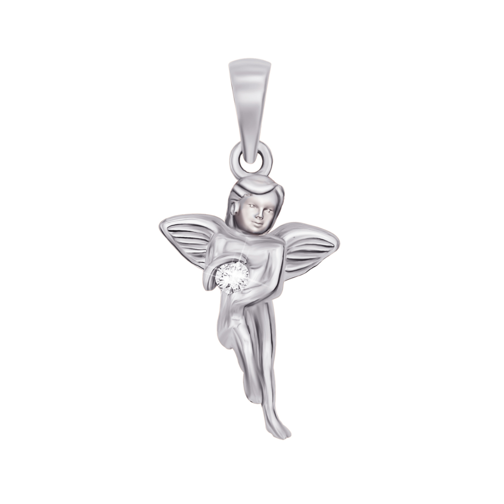 12345 Золота підвіска «Янгол» з діамантом. Артикул 52953/1.75б 12345 грн10,713 12345