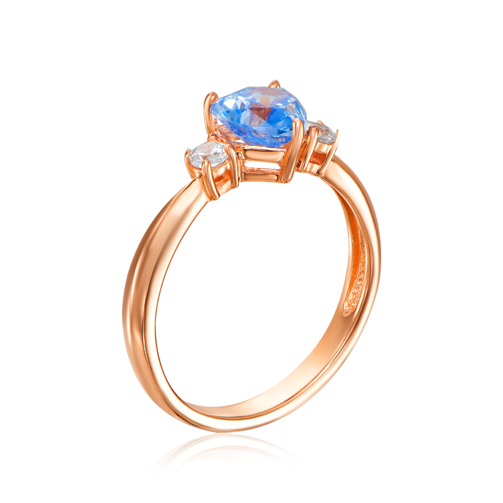 12345 Золота каблучка з фіантіами та топазом swiss. Артикул 530239/01/0/5920 12345 грн11,095 12345