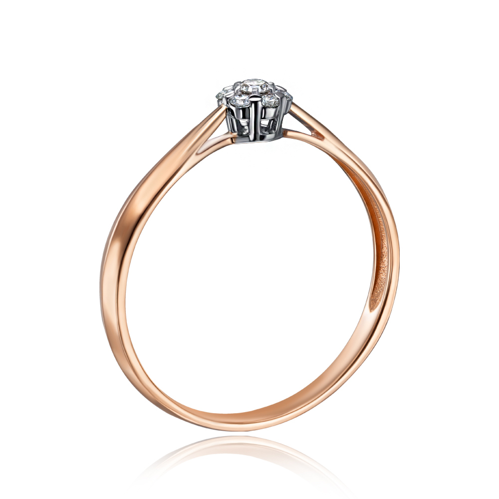 12345 Золота каблучка з діамантами. Артикул 53217/01/1/8095 12345 грн20,885 12345