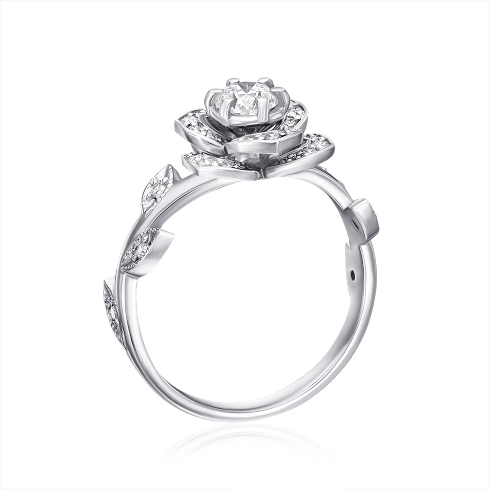 12345 Золота каблучка з діамантами. Артикул 53414/02/1/8444 12345 грн247,770 12345