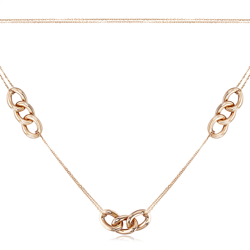 12345 Золоте кольє без вставки. Артикул 6067/66024/01/0 12345 грн80,525 12345