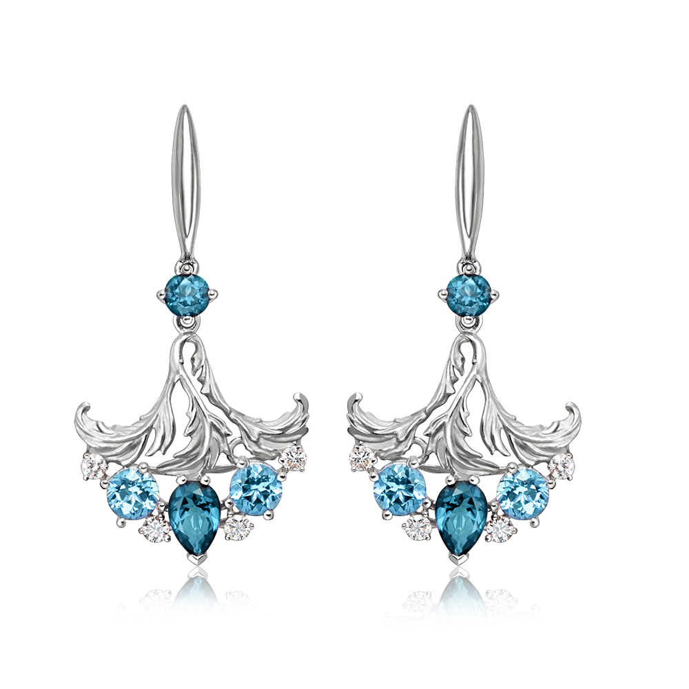 12345 Сережки GENUS SMALL. Артикул 1865.2-E/04/10937 12345 грн133,277 12345