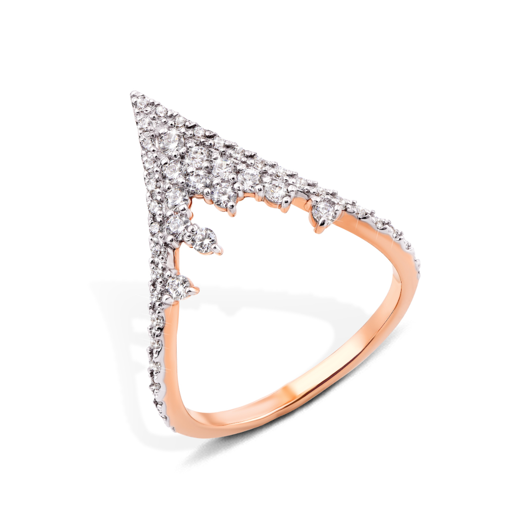 12345 Фалангова золота каблучка з фіанітами (13157/01/1/73) 12345 грн8,380 12345