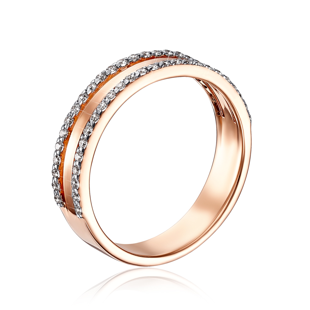 12345 Золота обручка з фіанітами. Артикул 100015/01/1/42 12345 грн7,440 12345