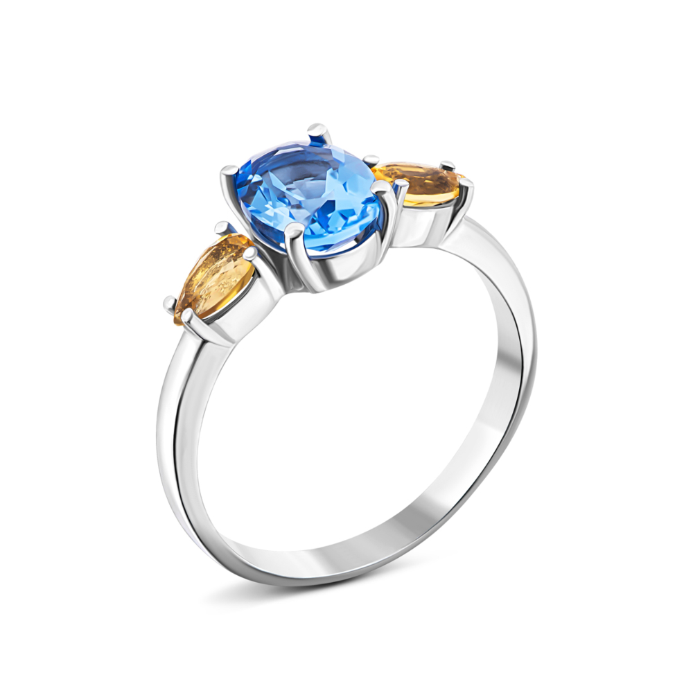 12345 Каблучка з цитрином і кварцом Tanzanite.Артикул UG51663/1р-QTANCIT 12345 грн2,485 12345